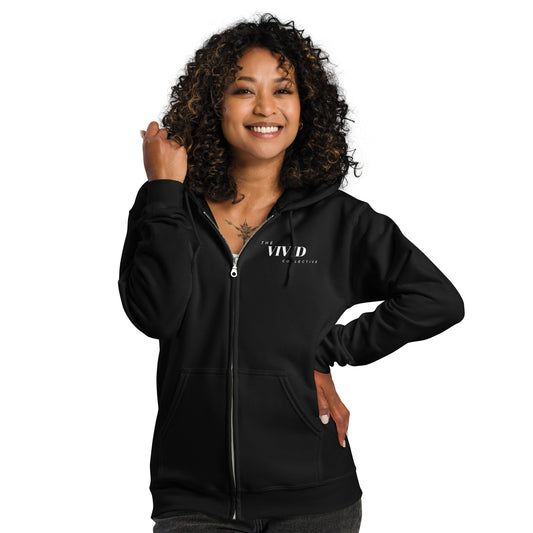 The VIVID Collective Black Zip Up