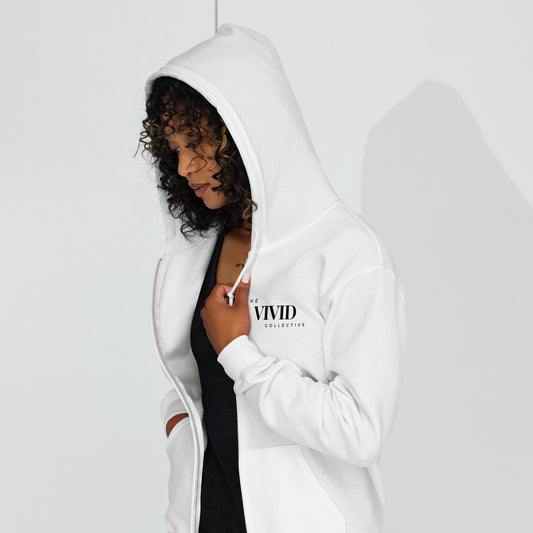 The VIVID Collective White Zip Up