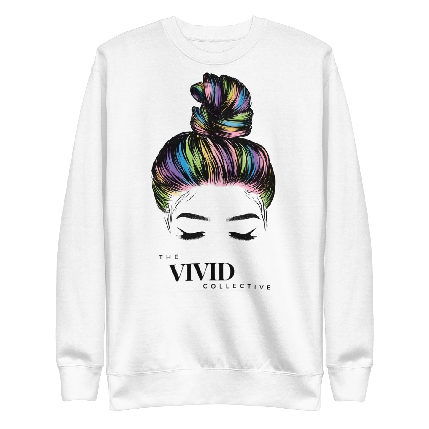 The VIVID Collective Rainbow Babe Pull Over Sweatshirt